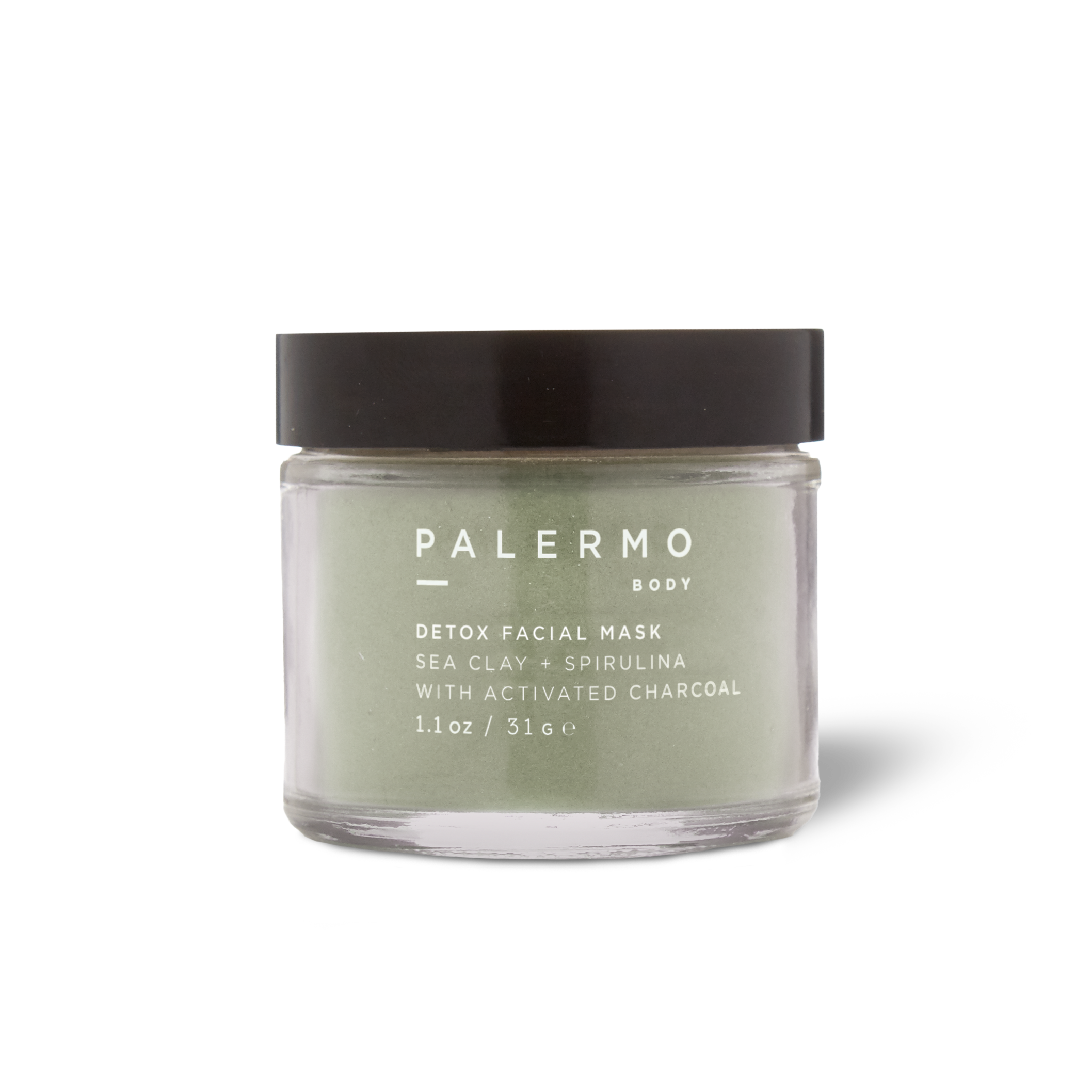 Detox Face Mask w/ Sea Clay + Activated Charcoal | Palermo Body