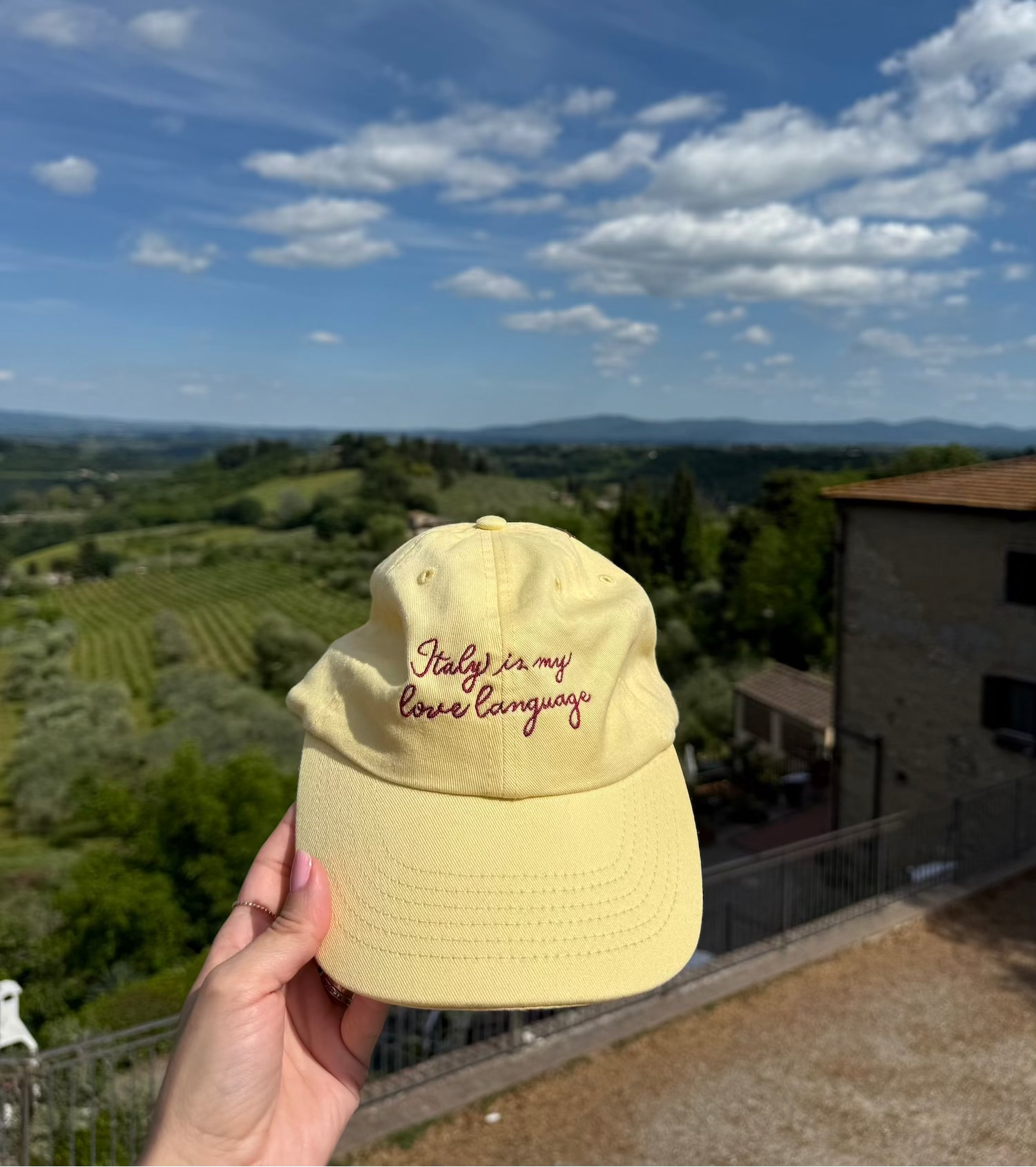 "Italy Is My Love Language" Hat