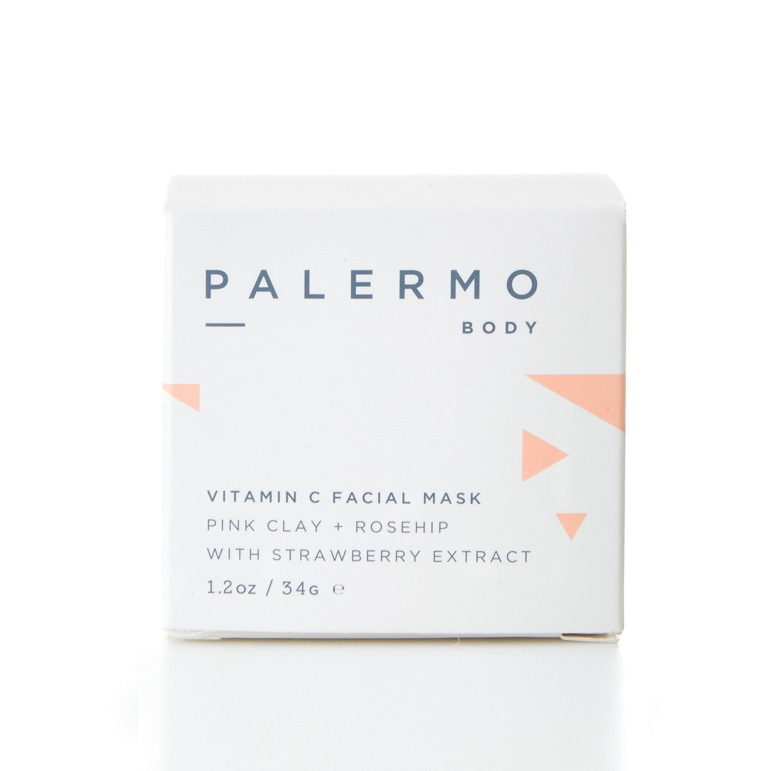 Vitamin C Facial Mask - Pink Clay + Rosehip with Strawberry Extract by Palermo Body