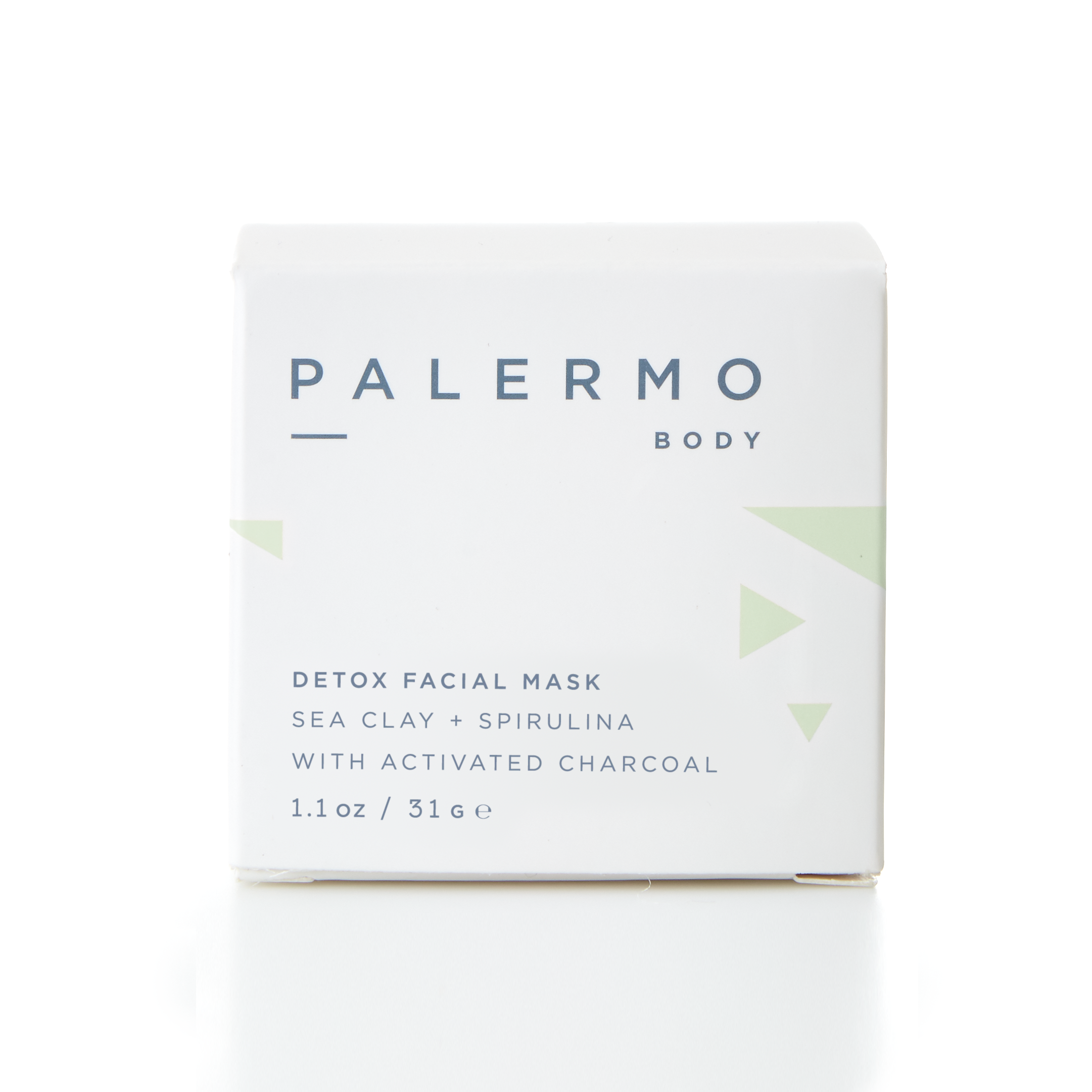 Detox Facial Mask - Sea Clay + Spirulina with Activated Charcoal