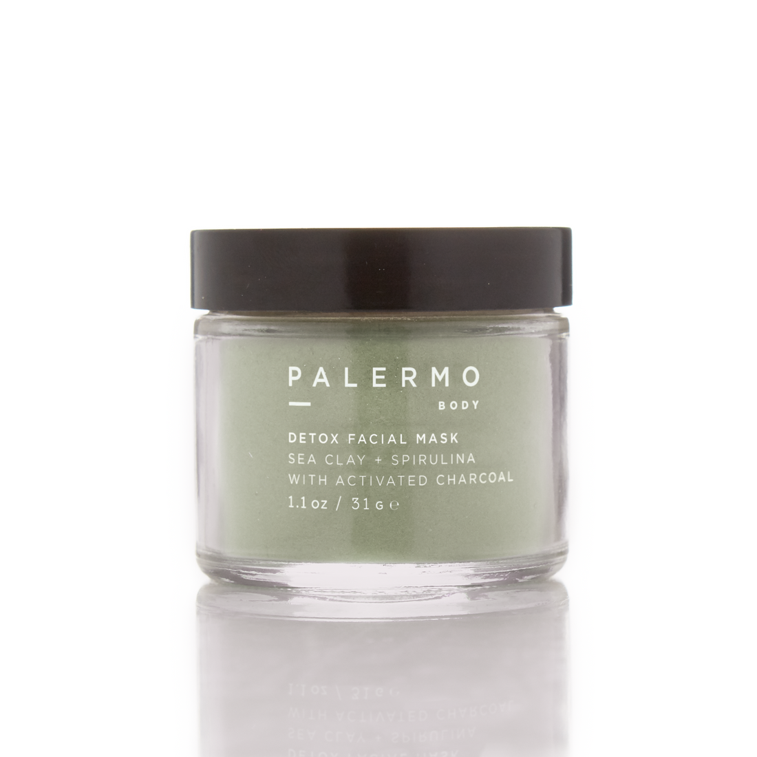Detox Facial Mask - Sea Clay + Spirulina with Activated Charcoal