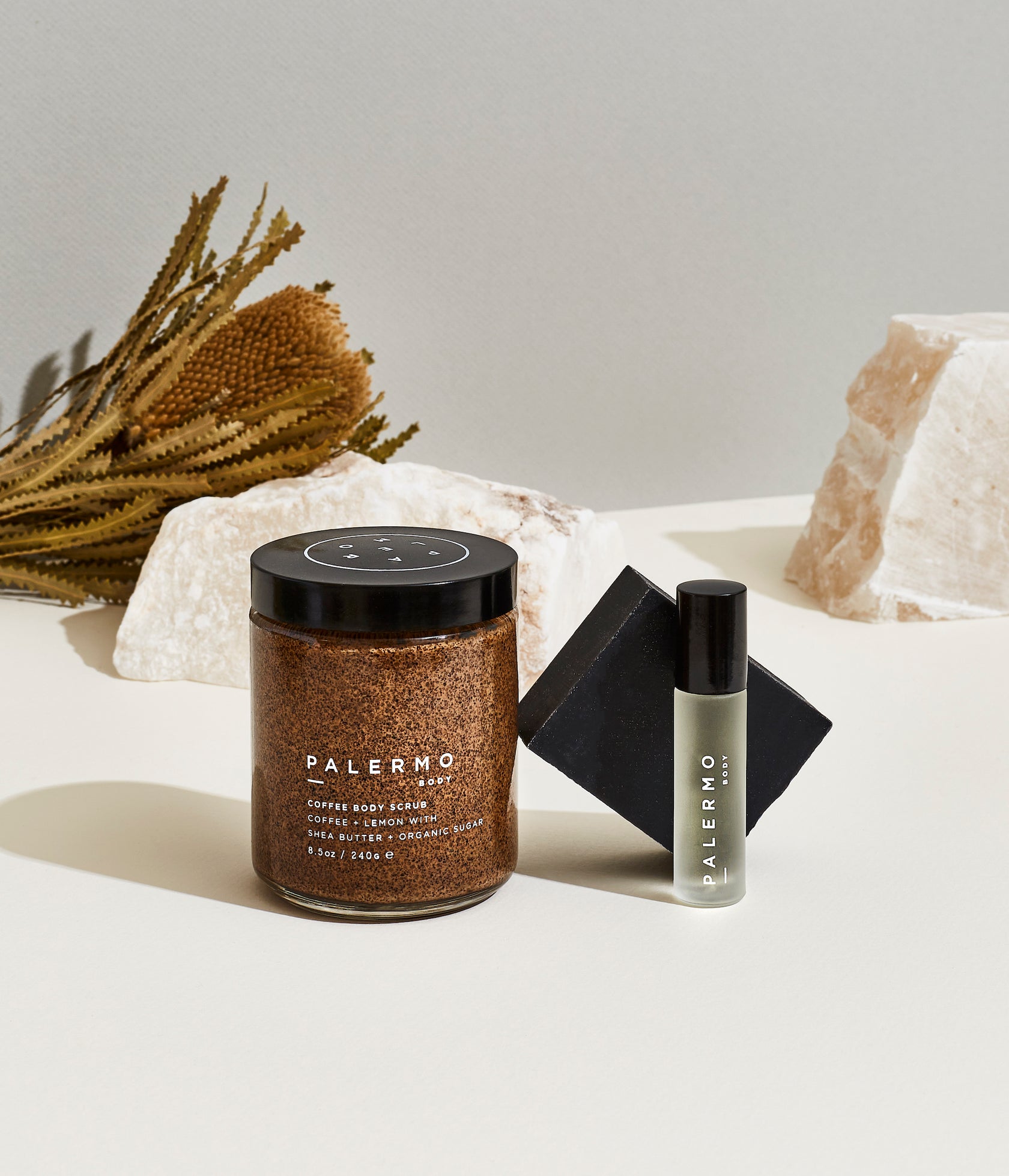 Coffee Body Scrub w/ Shea Butter + Lemon Palermo Body